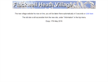 Tablet Screenshot of flackwellheath.net